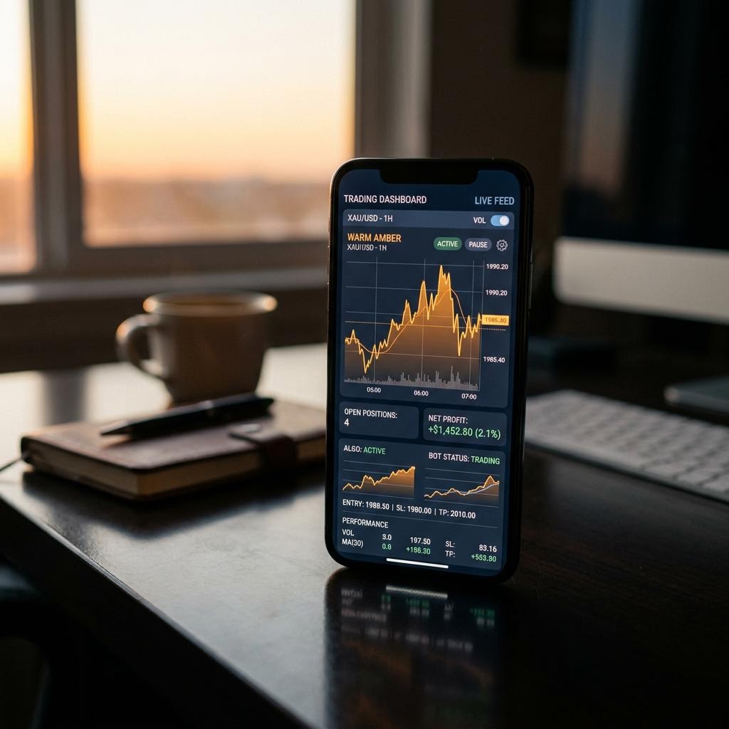 Application de trading Swapesse active sur terminal mobile